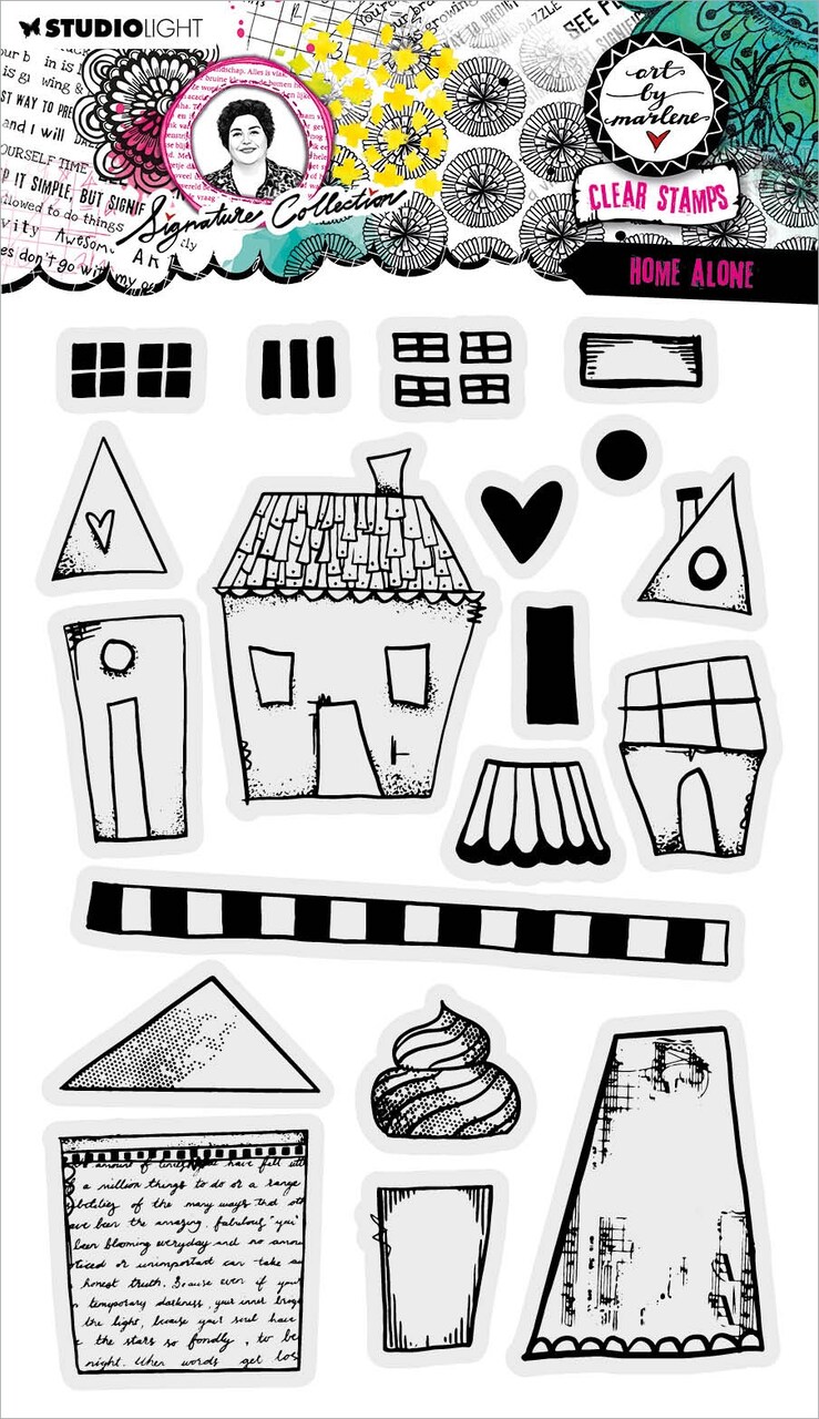 Art By Marlene Signature Collection Clear Stamps-Nr. 597, Home Alone